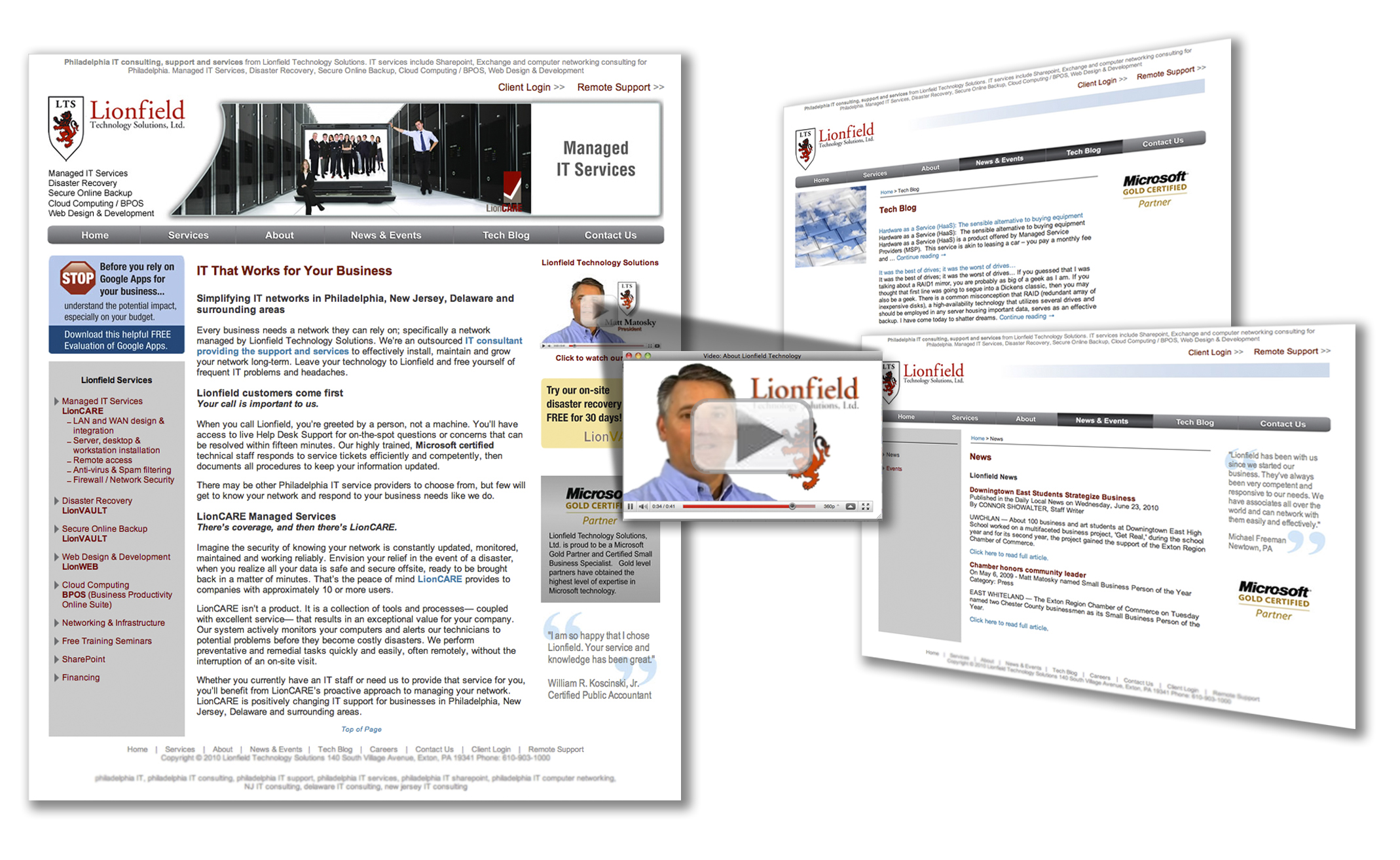 Lionfield Technology Solutions Website Lionfield Technology Solutions Website